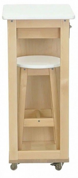 Тумба с табуретом Мебелик в Камышлове - kamyshlov.mebel24.online | фото 2