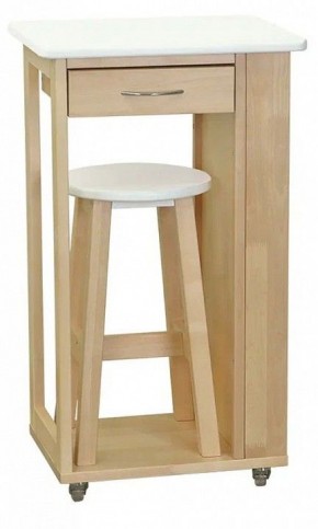 Тумба с табуретом Мебелик в Камышлове - kamyshlov.mebel24.online | фото 7