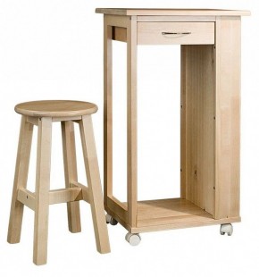 Тумба с табуретом Мебелик в Камышлове - kamyshlov.mebel24.online | фото 4