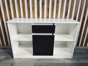 Тумба ТВ малая Парус (Белый/Графит) в Камышлове - kamyshlov.mebel24.online | фото 3