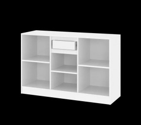 Тумба ТВ малая Парус (Белый/Графит) в Камышлове - kamyshlov.mebel24.online | фото 5