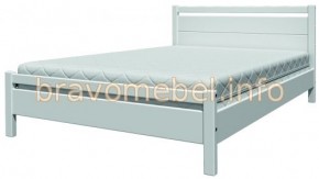 ВЕРОНИКА-1 Кровать из массива 900 (Белый Античный) в Камышлове - kamyshlov.mebel24.online | фото