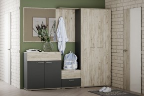 Вешалка НМ 014.16 "Санти" (Крафт Серый) в Камышлове - kamyshlov.mebel24.online | фото 2
