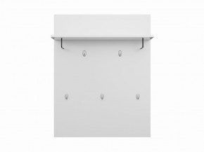 Вешалка СИРИУС настенная с полкой, цвет белый в Камышлове - kamyshlov.mebel24.online | фото
