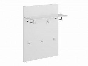Вешалка СИРИУС настенная с полкой, цвет белый в Камышлове - kamyshlov.mebel24.online | фото 2