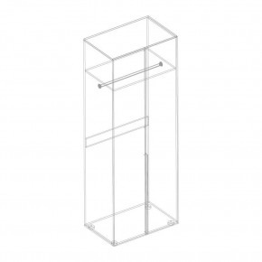 ВИТА Шкаф 2-ств для одежды в Камышлове - kamyshlov.mebel24.online | фото 2