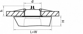 Встраиваемый светильник Lightstar Flutto 006430 в Камышлове - kamyshlov.mebel24.online | фото 3